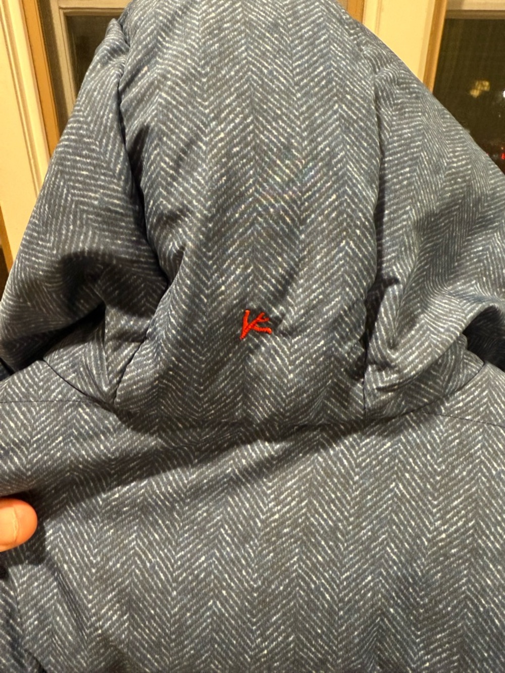 Isaia men’s blue down jacket - Picture 6 of 8